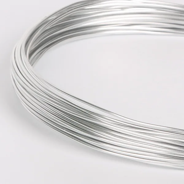 Silver Разные цвета 10 м/лот 18 калибр(1 мм) Алюминиевая проволока мягкая металлическая флористика проволока, для DIY ювелирных изделий и рукоделия - Цвет: Silver