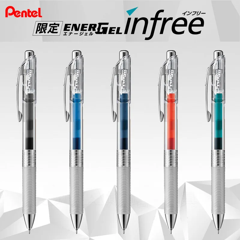 JIANWU Japan Pentel прозрачный цветной стержень сменный гелевый ручка Ограниченная серия