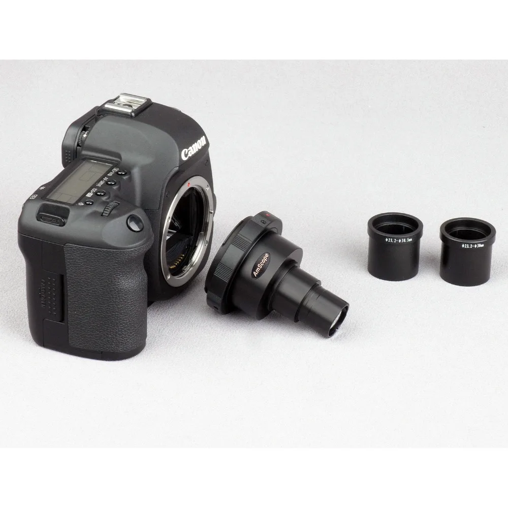 AmScope CA-CAN-NIK-SLR Canon and Nikon SLR/DSLR Camera Adapter for Microscopes | Инструменты