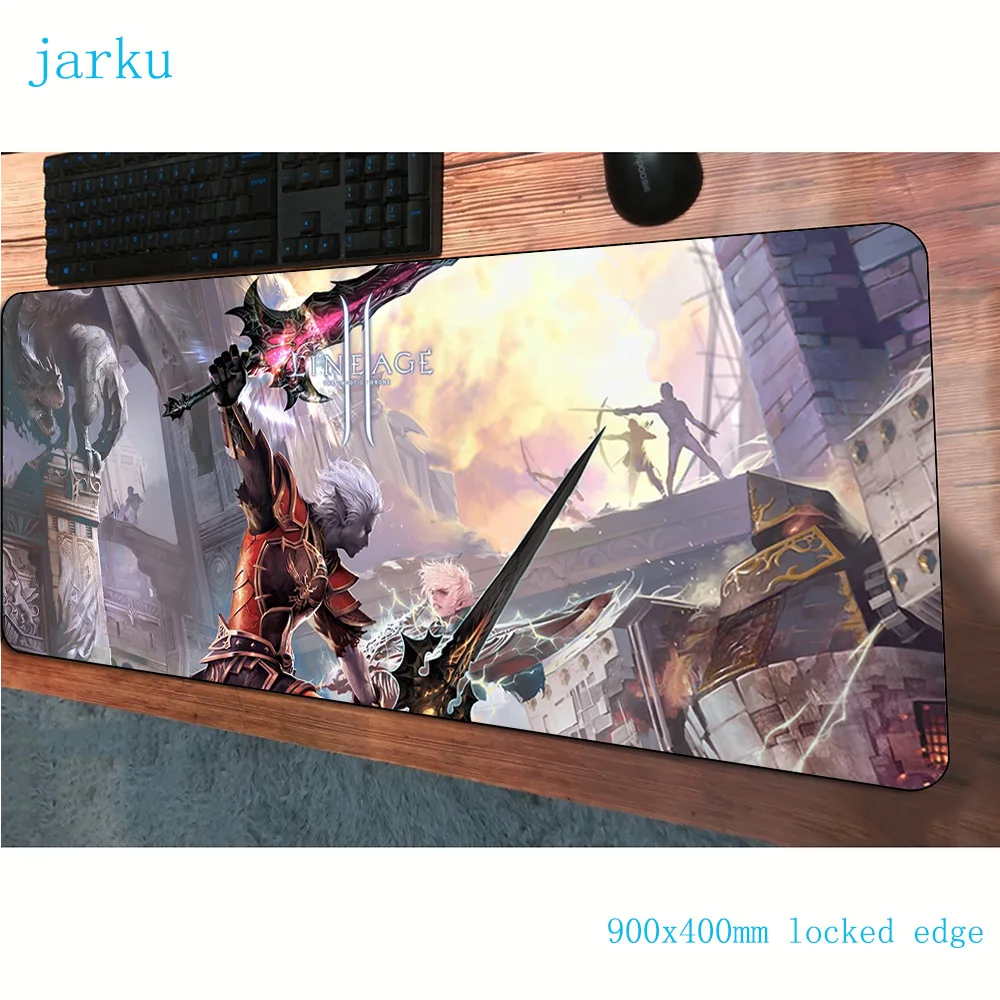 Lineage 2 коврик для мыши 900x400 мм xl лучший игровой геймер Рождество большие