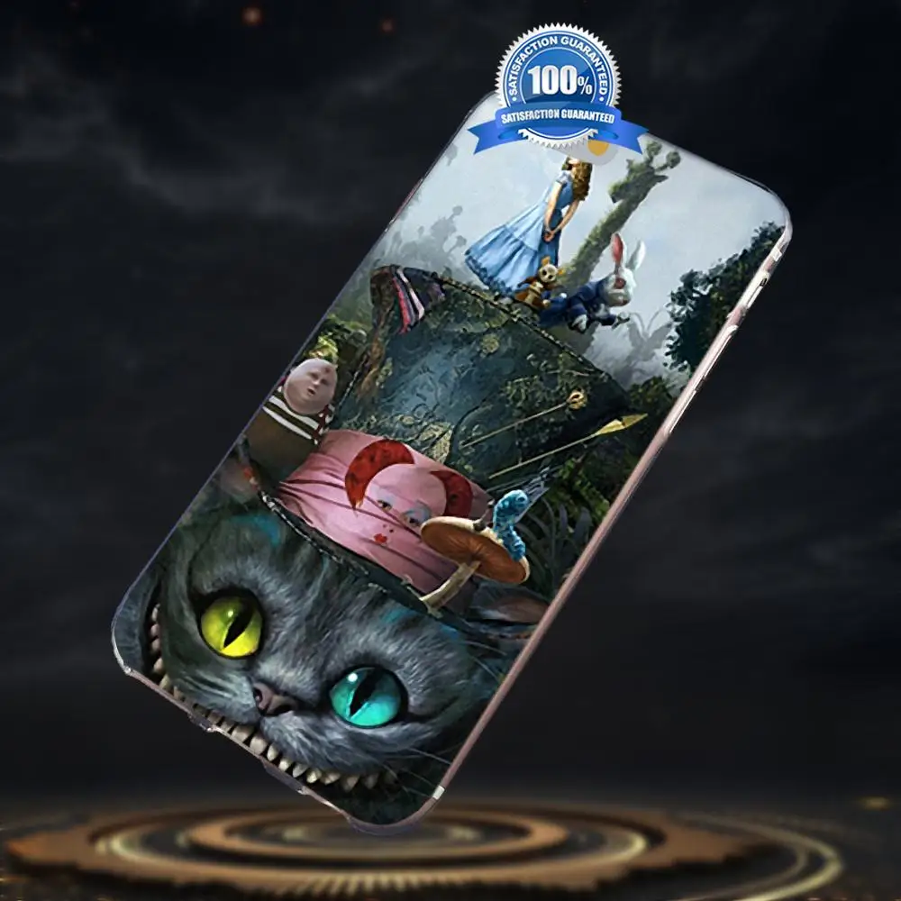 Алиса в стране чудес Чеширский кот для huawei G7 G8 Honor 5A 5C 5X6X7 8 V8 Коврики 8 9 P7 P8 P9 P10 Lite плюс TPU телефон кожи