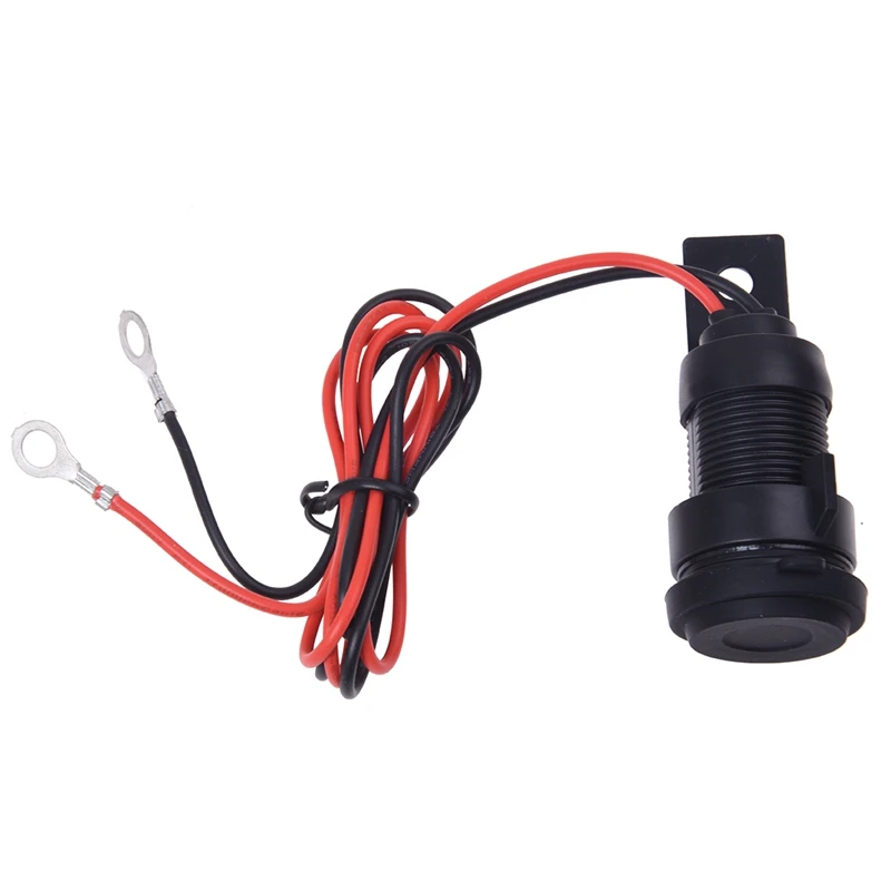 Мотоциклетное зарядное устройство USB 12 в прикуриватель черный водонепроницаемый