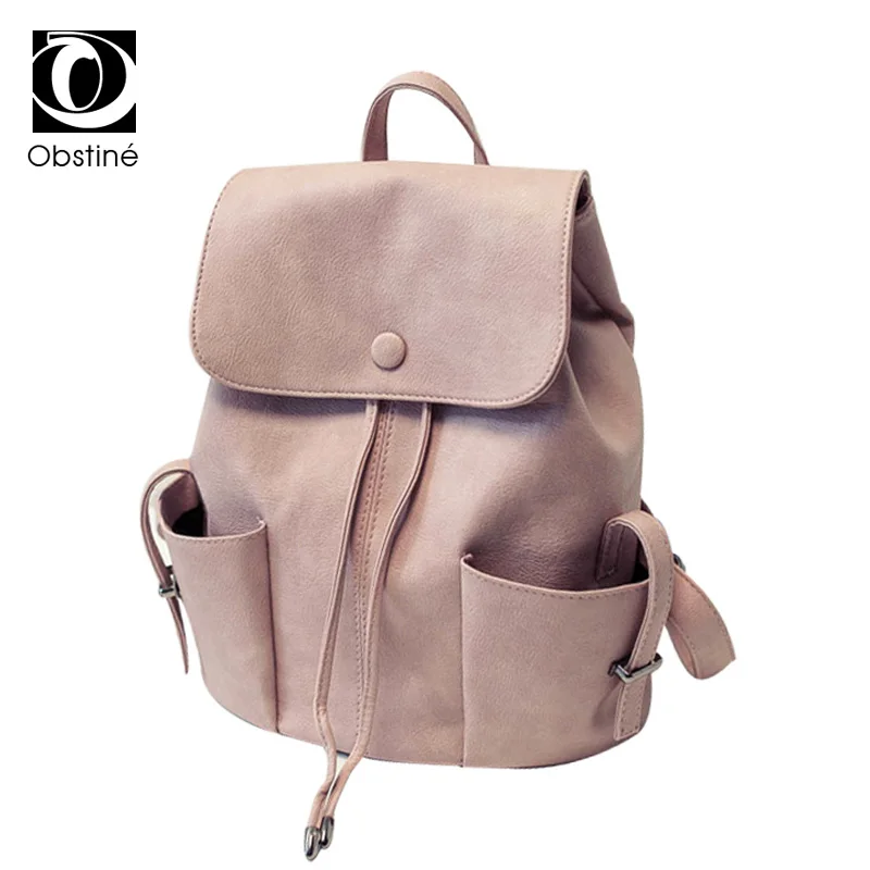 Розовый рюкзаки для школы девочек подростков из искусственной кожи рюкзак Для