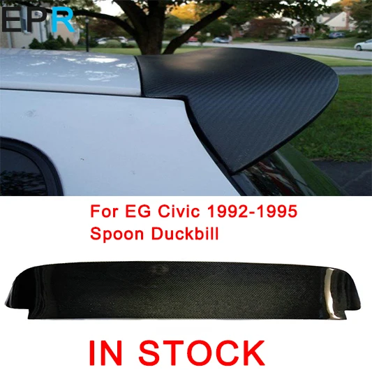 Для EG Civic 1992 1995 углеродное волокно SP Duckbill для Honda глянцевое крыла отделка