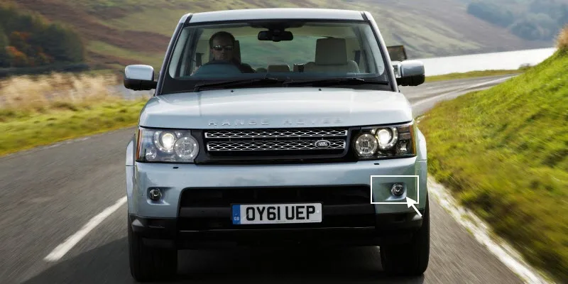 EEMRKE автомобильный Стайлинг для Land Rover Range Rover LM/Sport LS 2 в 1 светодиодный DRL Противотуманные фары с линзой дневные ходовые огни