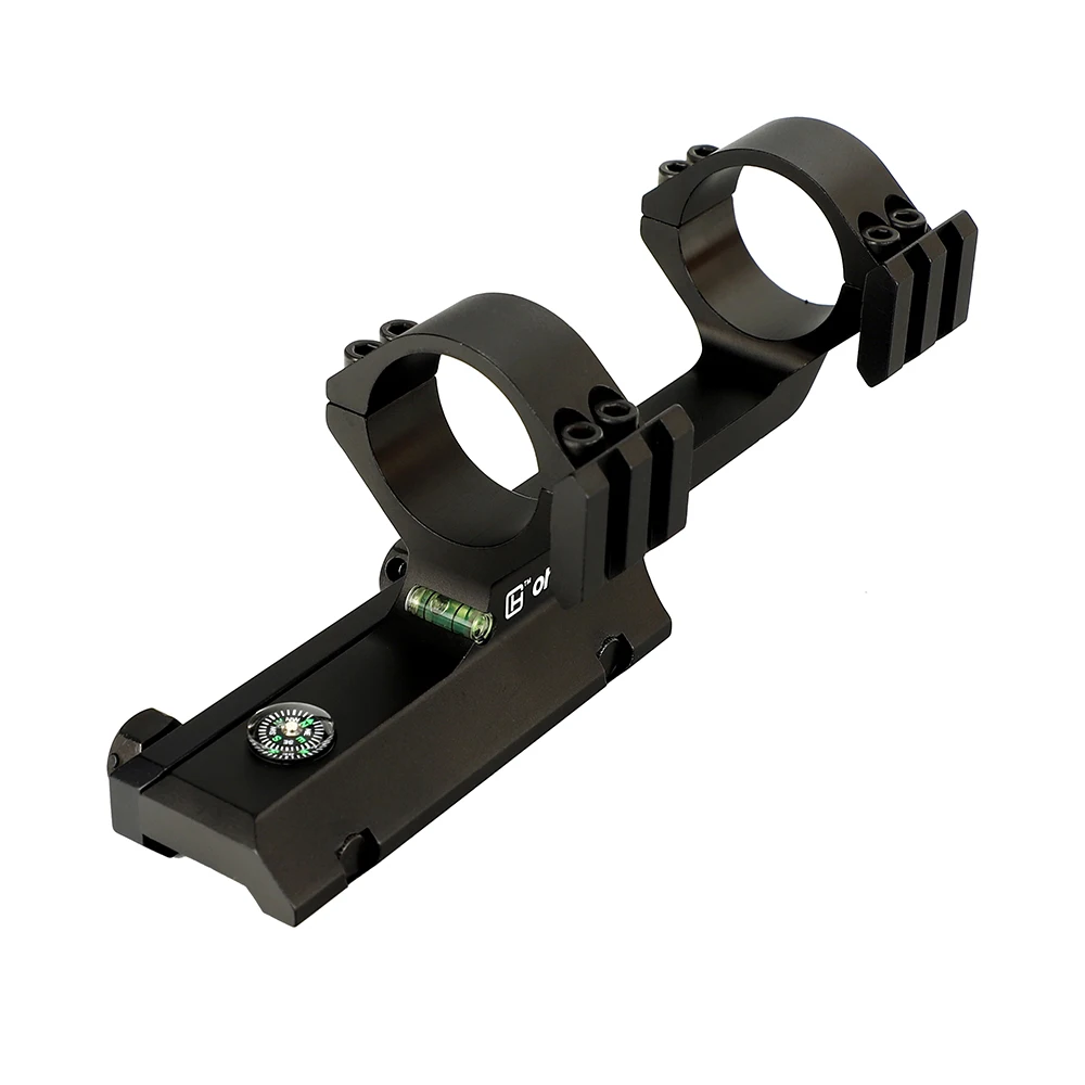 Ohhunt Tactical Scope Mount 24,5/30 мм офсетная двухнаправленная Пикатинни Вивер рельсовая база с боковой 20 мм рейкой и пузырьковым уровнем