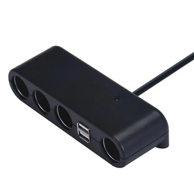 Многопортовое Зарядное устройство USB 4 портовое прикуриватель 12 В/24 В