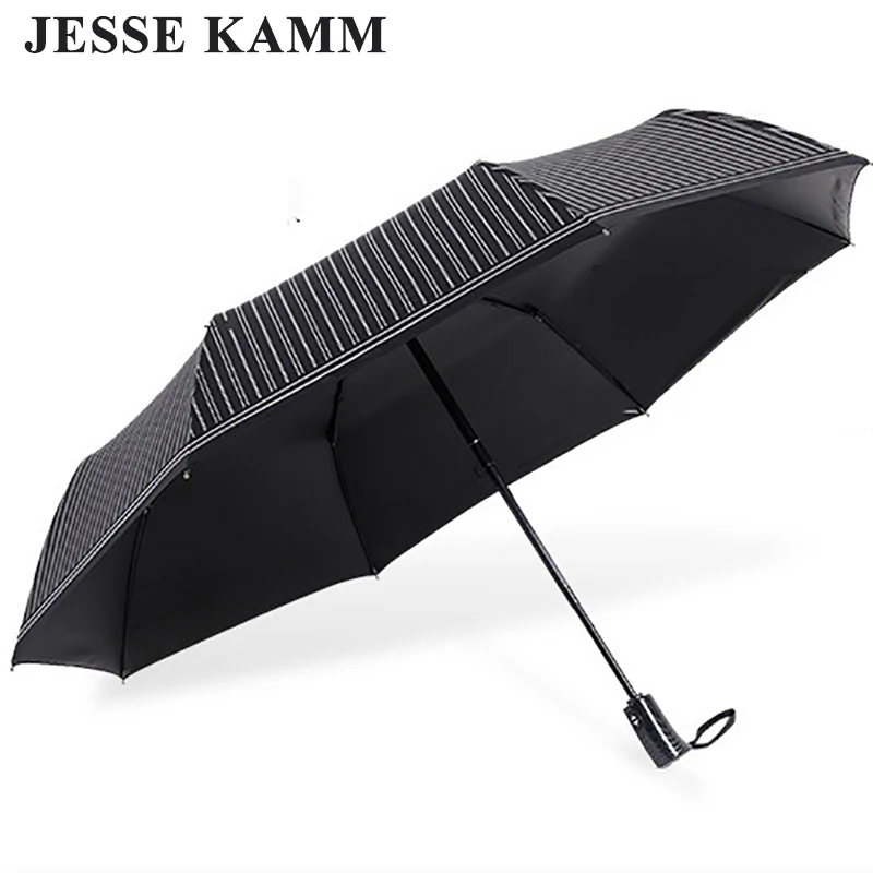 Зонтики JESSEKAMM полностью автоматические компактные с защитой от ветра синие