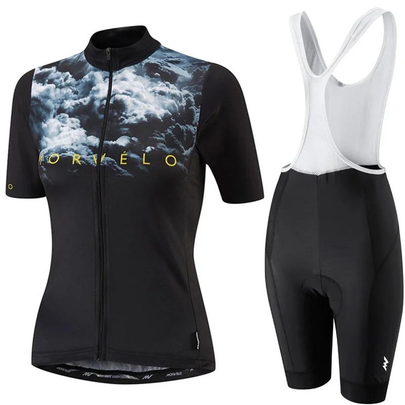 MORVELO Pro Women Cycling Set MTB Bike Clothing Female Racing Bicycle Clothes Ropa Ciclismo Girl Cycle Wear Bib Short | Спорт и
