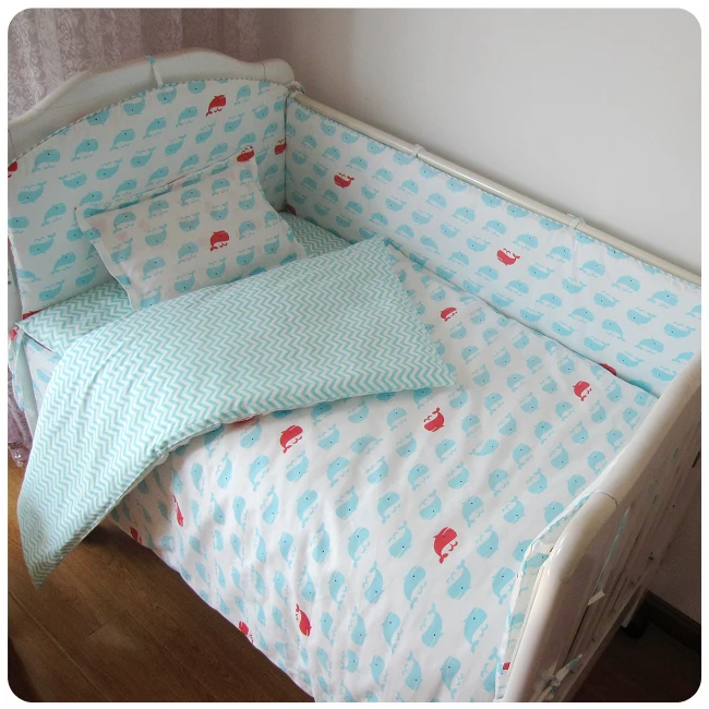 

9PCS Whole Set Cartoon Baby bedding bed sheets bed around бортики в кроватку bedding bumper sets,4bumper/sheet/pillow/duvet