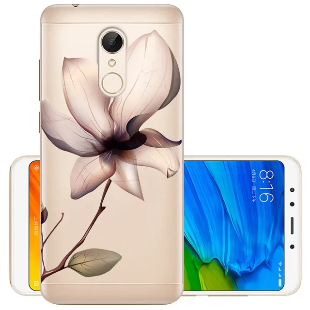 54 Мягкий силиконовый чехол для Xiaomi Redmi 5, чехол с милым мультяшным принтом для телефона, чехол для Redmi 5 Plus Redmi5, мягкий чехол из ТПУ - Цвет: 54