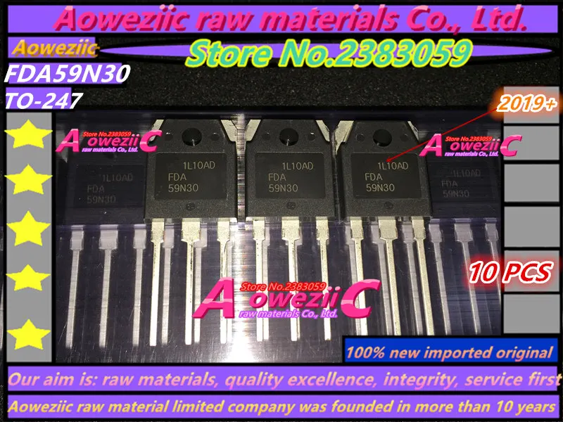 Aoweziic 2019 + 100% новый импортный оригинальный Триод с полевым эффектом FDA59N30 59N30 TO-247 59A