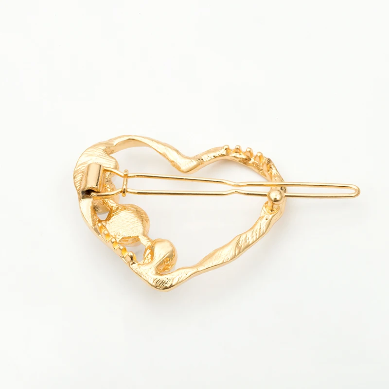 Новинка 2019 женские жемчужные заколки для волос круглой формы и в форме сердца