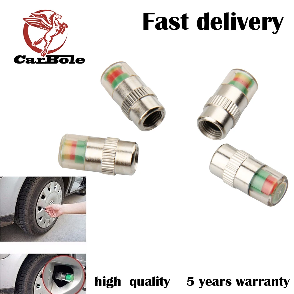 4 шт. 2.4Bar 30PSI авто шин давление мониторы клапан стволовых шапки сенсор индикатор глазное предупреждение Инструменты диагностики комплект