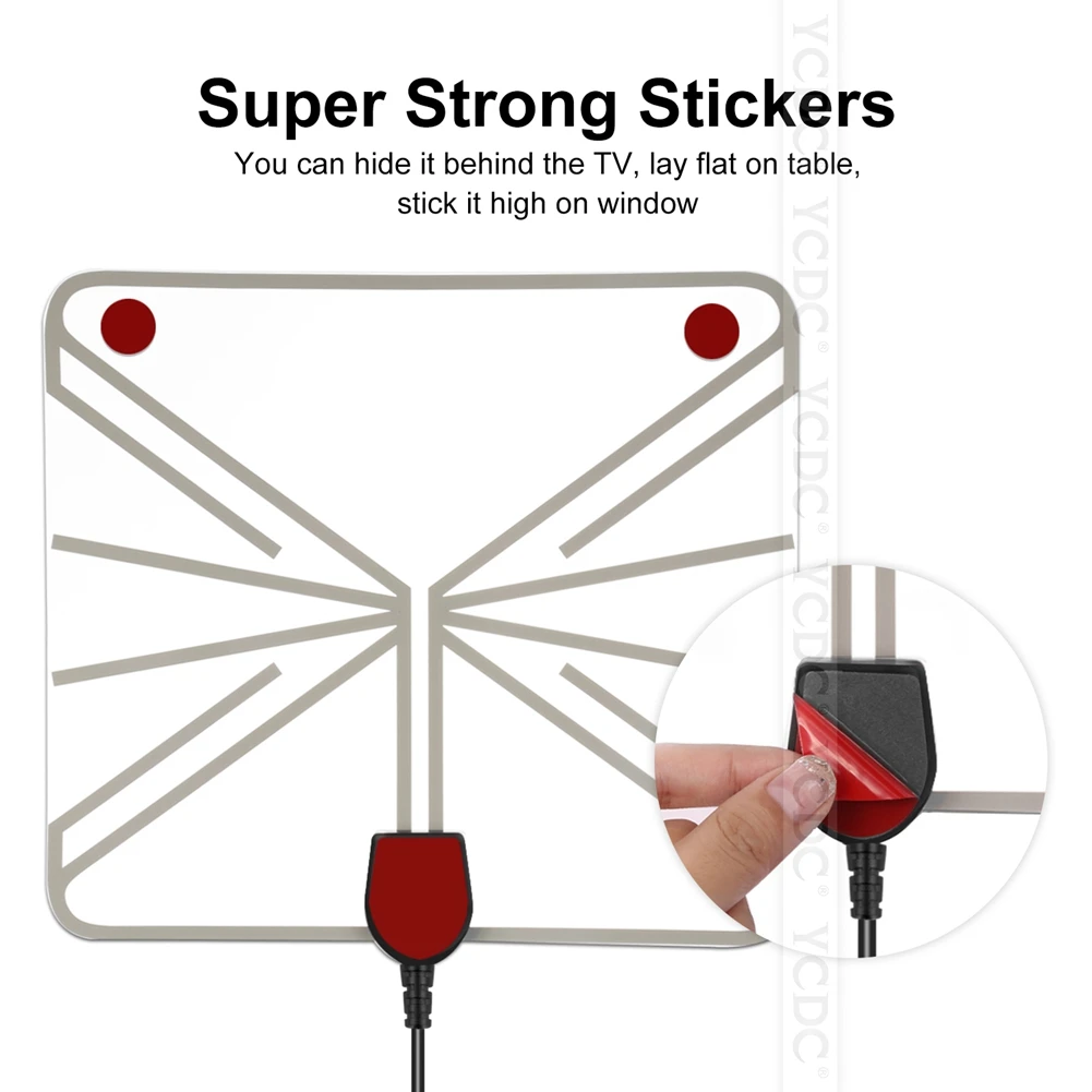 Распродажа комнатная цифровая ТВ антенна источник питания USB дальность действия