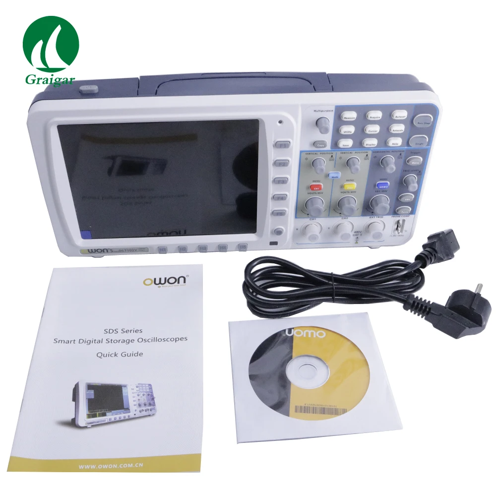Портативный осциллограф SDS7102V FFT 500 мс/с прошивкой VGA обновление полосы