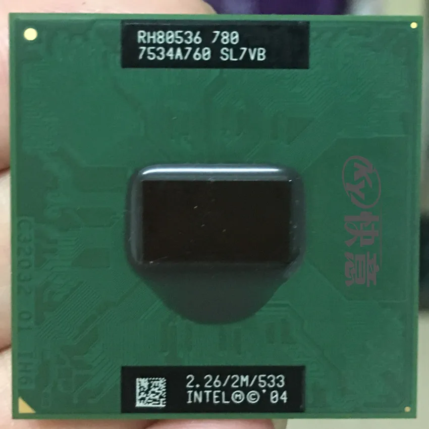 Процессор Intel PM780 Pentium M для ноутбука 780 дюйма 2 Мб кэш памяти 26 ГГц 533 МГц PM ЦП PPGA478 с