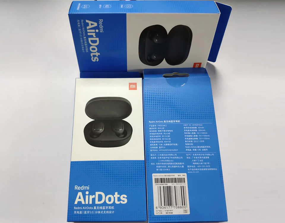 Xiao mi новые красные наушники mi AirDots TWS Bluetooth 5,0 mi ni беспроводные стерео наушники гарнитура с mi c DSP ANC Handsfree наушники