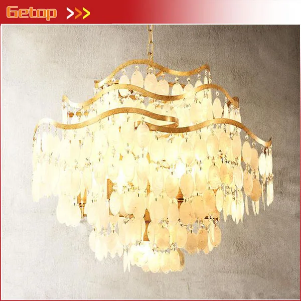 Американская Ретро Великолепная железная фотолюстра в средиземноморском стиле