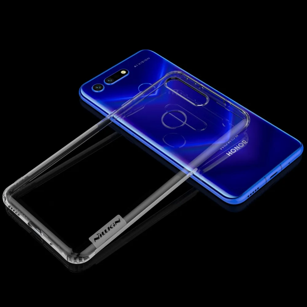 ТПУ чехол для Huawei Honor View 20 Nillkin nature прозрачный мягкий Силиконовый защитный honor |