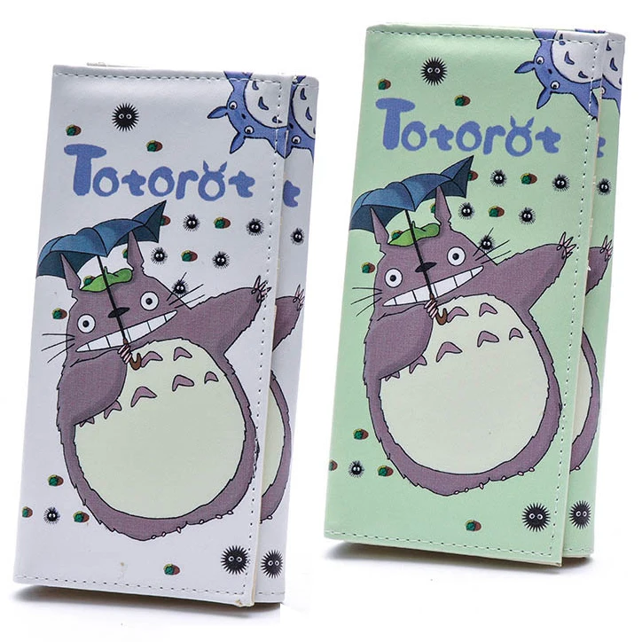 Для женщин кошельки PU кожаные дамские сумочки мультфильм Тоторо студентов