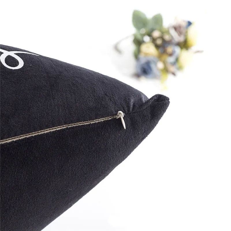 Наволочка для подушки 45x45 см из мягкого хлопка с изображением единорога | Дом и