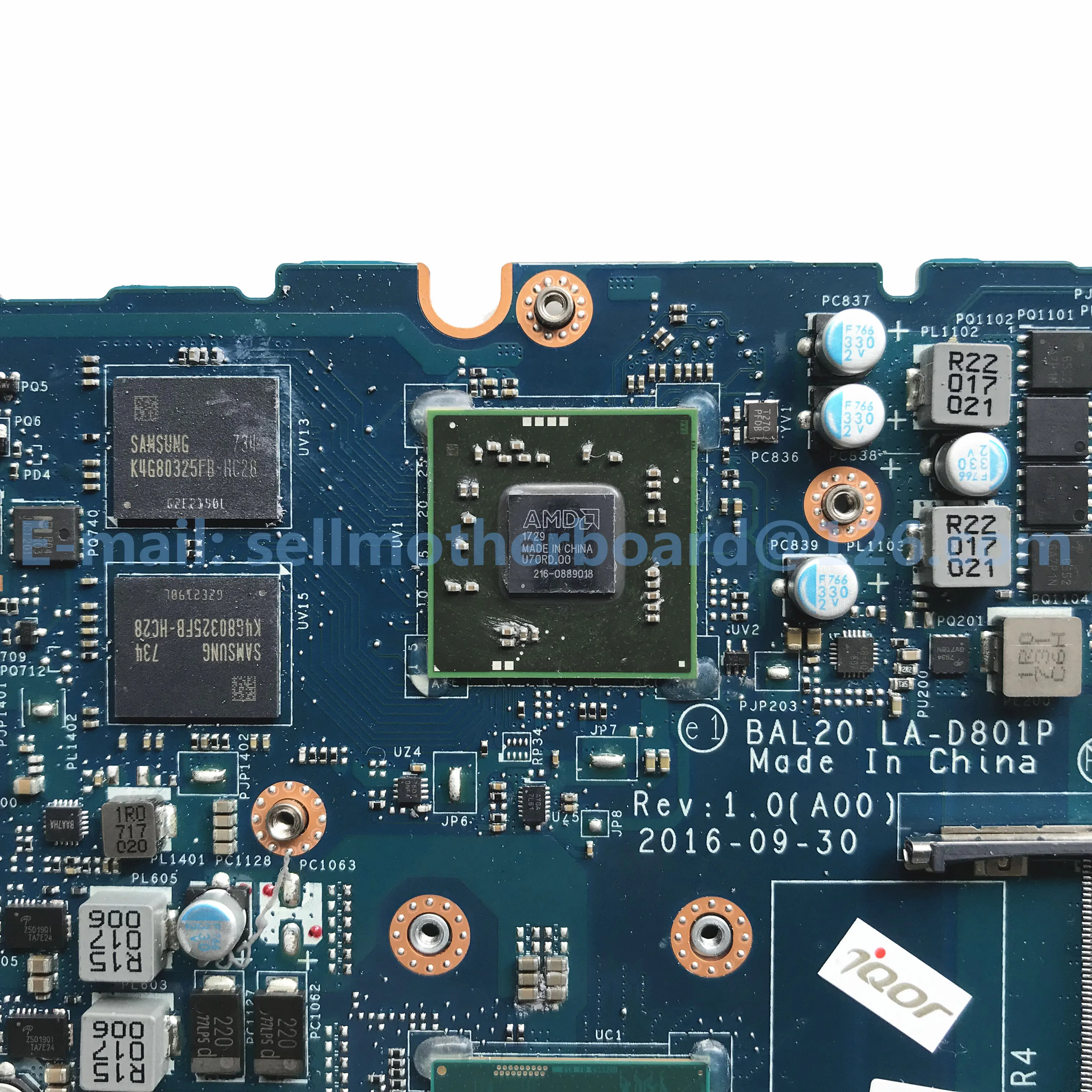 CN-0Y8N7H 0Y8N7H Y8N7H для DELL 5567 5767 материнская плата портативного компьютера с SR2ZU i5-7200U 2,5 ГГц BAL20 LA-D801P DDR4 мб тестирование