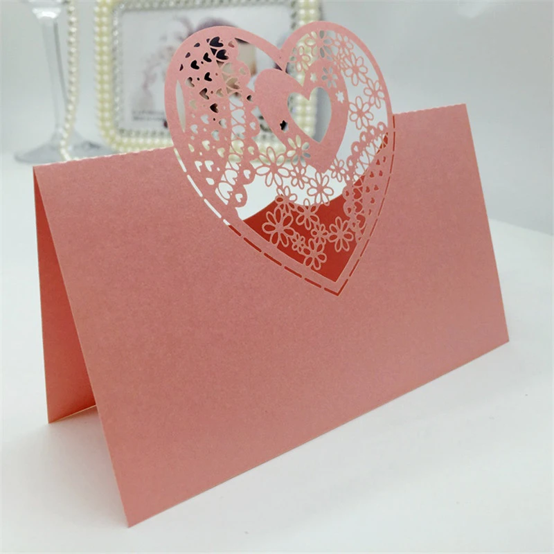 50 шт. лазерная резка название стола место карта свадебное торжество день