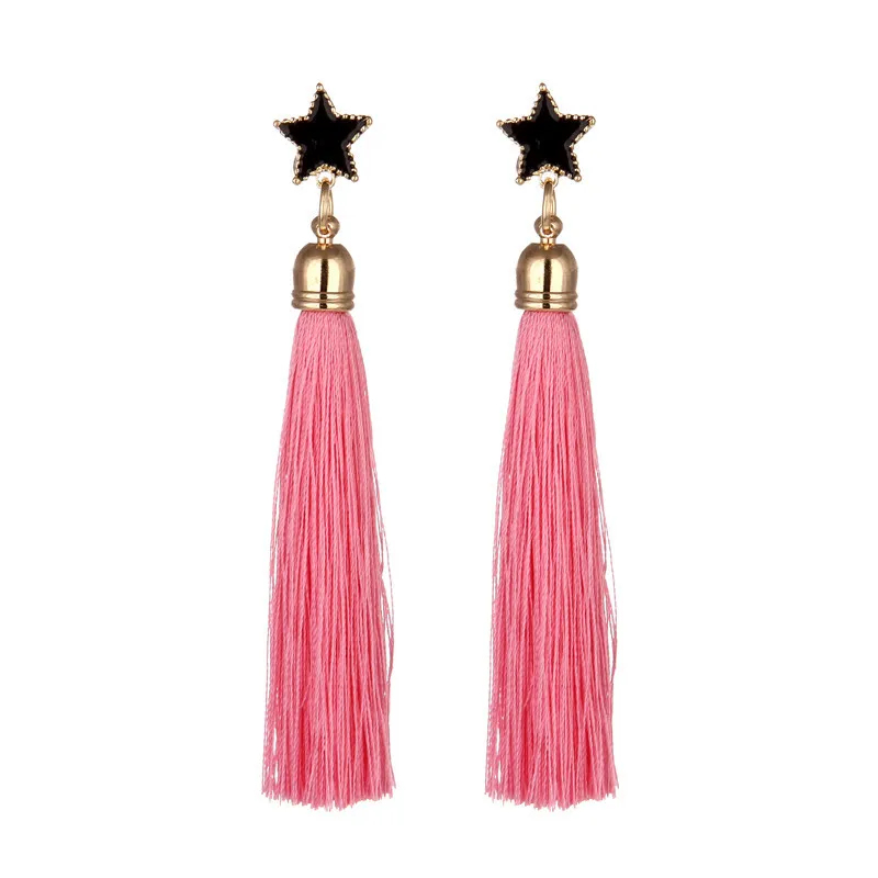 Женские Элегантные серьги-гвоздики ручной работы в богемном стиле с