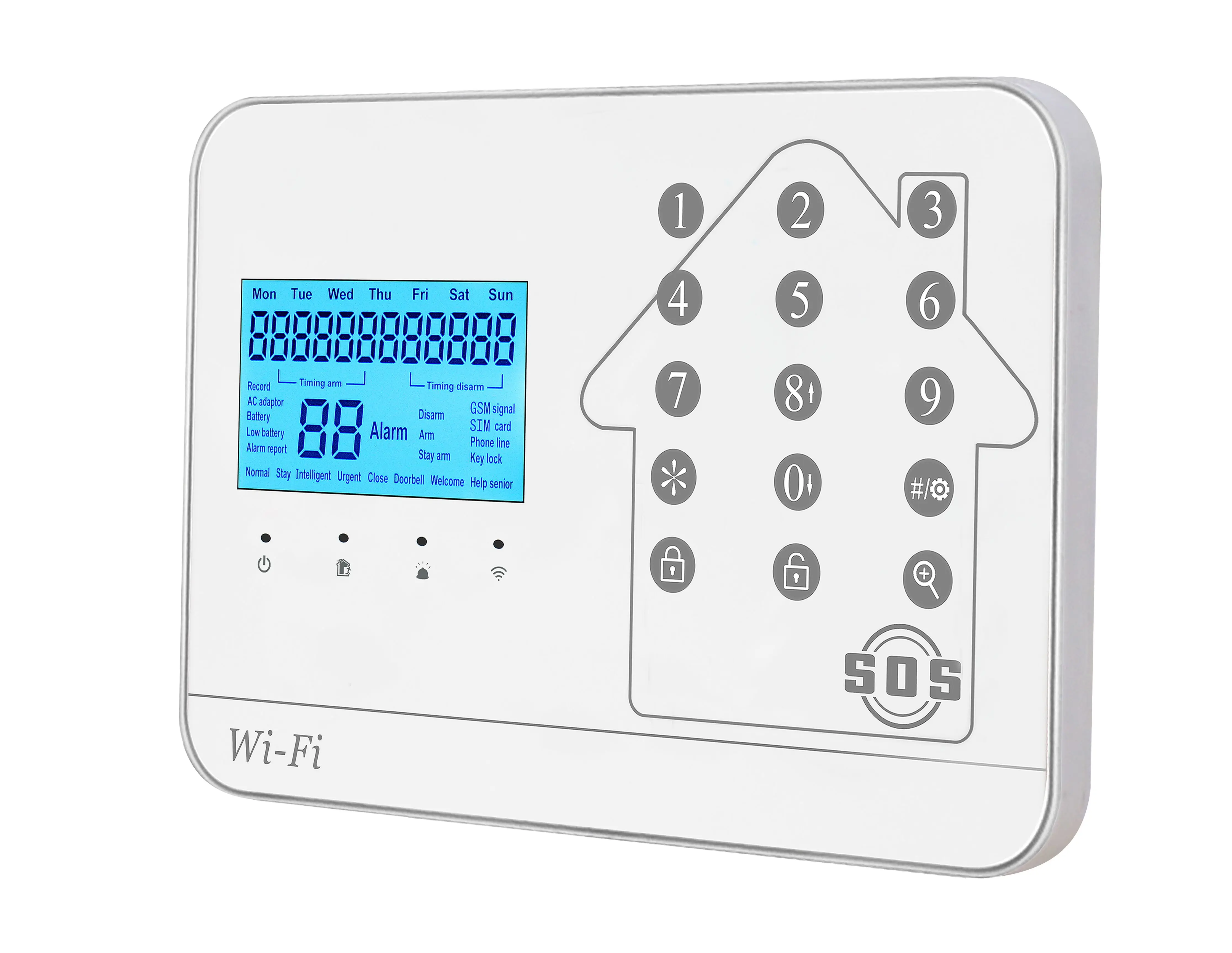 3 в 1 PSTN, GSM, Wifi домашняя защита от взлома беспроводная система безопасности