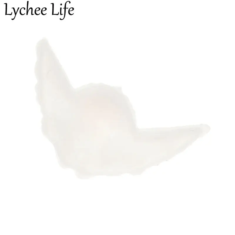 Lychee Life 12 шт. детский душ белые пластиковые крылья детские аксессуары для ношения