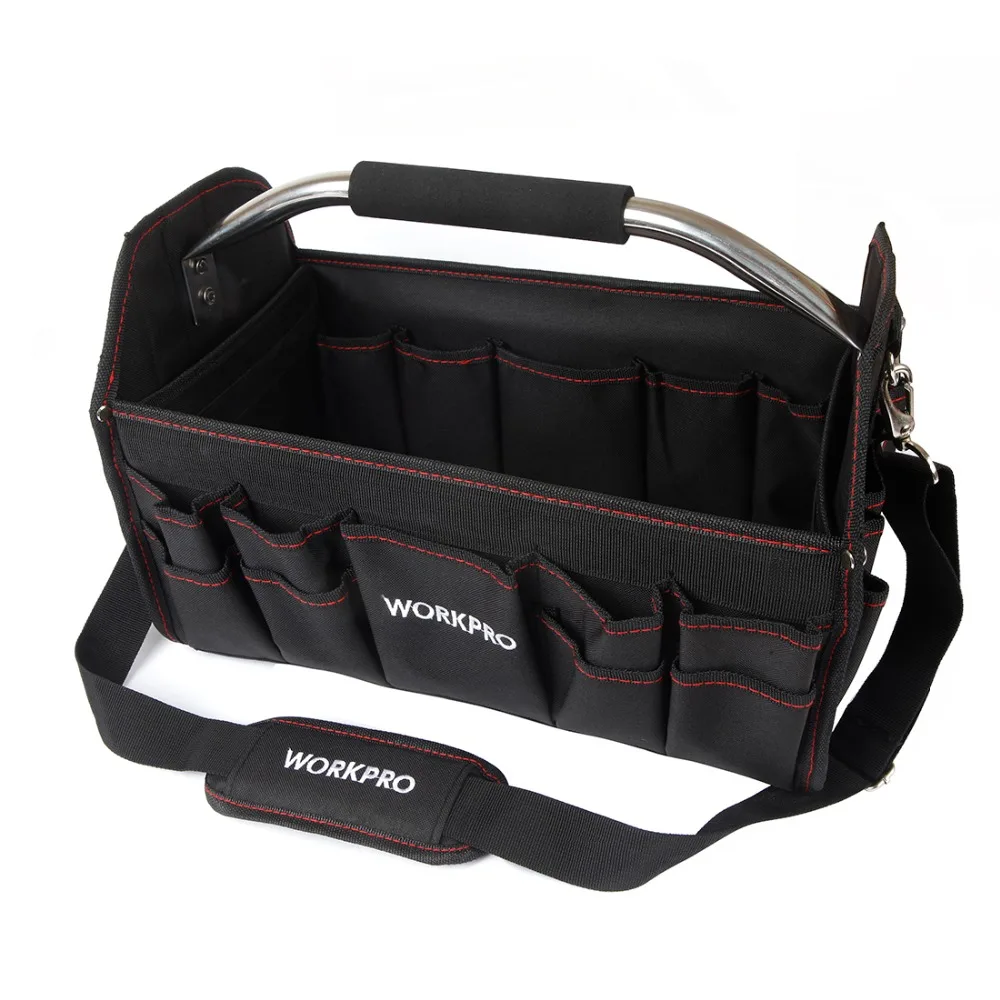 WORKPRO 16 &quot600D складная сумка для инструмента сумочка Инструмент Организатор