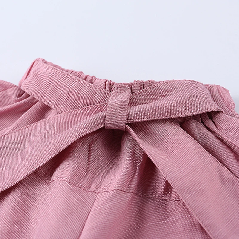 Bear leader/комплекты одежды для девочек 2019 г. Однотонная рубашка с бусинами в виде