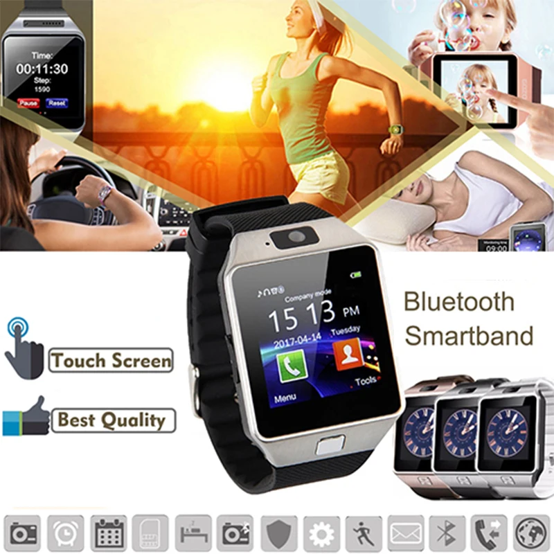 Новые оригинальные Смарт-часы DZ09 Sim умные часы с камерой вызова шагомером Bluetooth