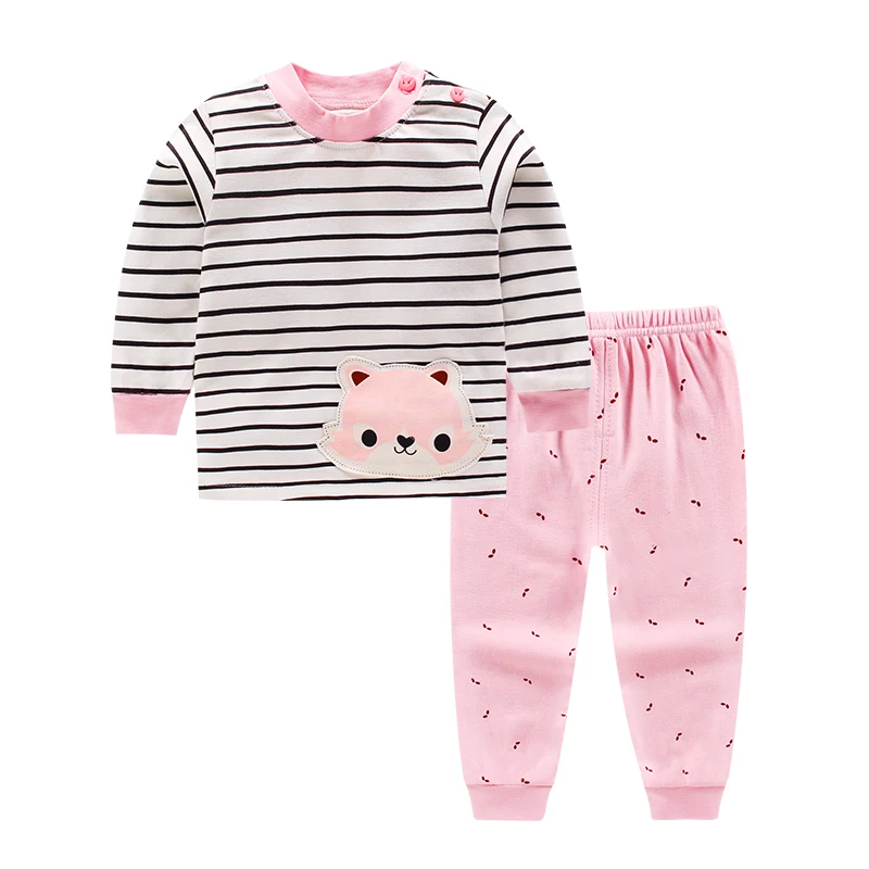 Baby Boy Clothing Set Long Sleeve+Pants 2pcs Sport Suit Children's Clothes Newborn Little Dinosaur Tracksuit |