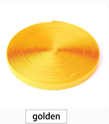 20mm 12m golden 2 см x 12 м многоразовые нейлоновые Пришивные крючки и петли клейкая крепежная лента держатель листа DIY для волшебной ленты обувь украшения одежды - Цвет: 20mm 12m golden