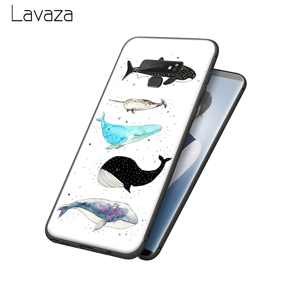 Lavaza Funny Animal Whale Soft Case for Galaxy A3 A5 2016 2017 A6 plus A7 A8 A9 J6 2018 A10 30 40 50 70 |