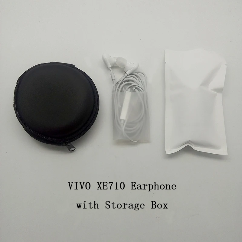 VIVO XE710 гарнитура коробка для хранения hi-fi звук с 3,5 мм вилкой провода контроллер наушники для VIVO X9plus X20 X21 X23 Nex
