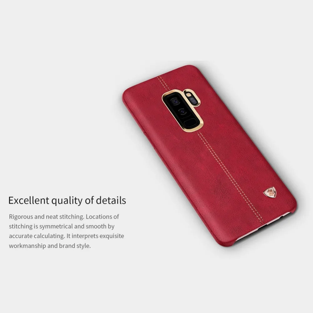 Чехол для Galaxy S9 Nillkin Englon задняя крышка из искусственной кожи Винтажный чехол