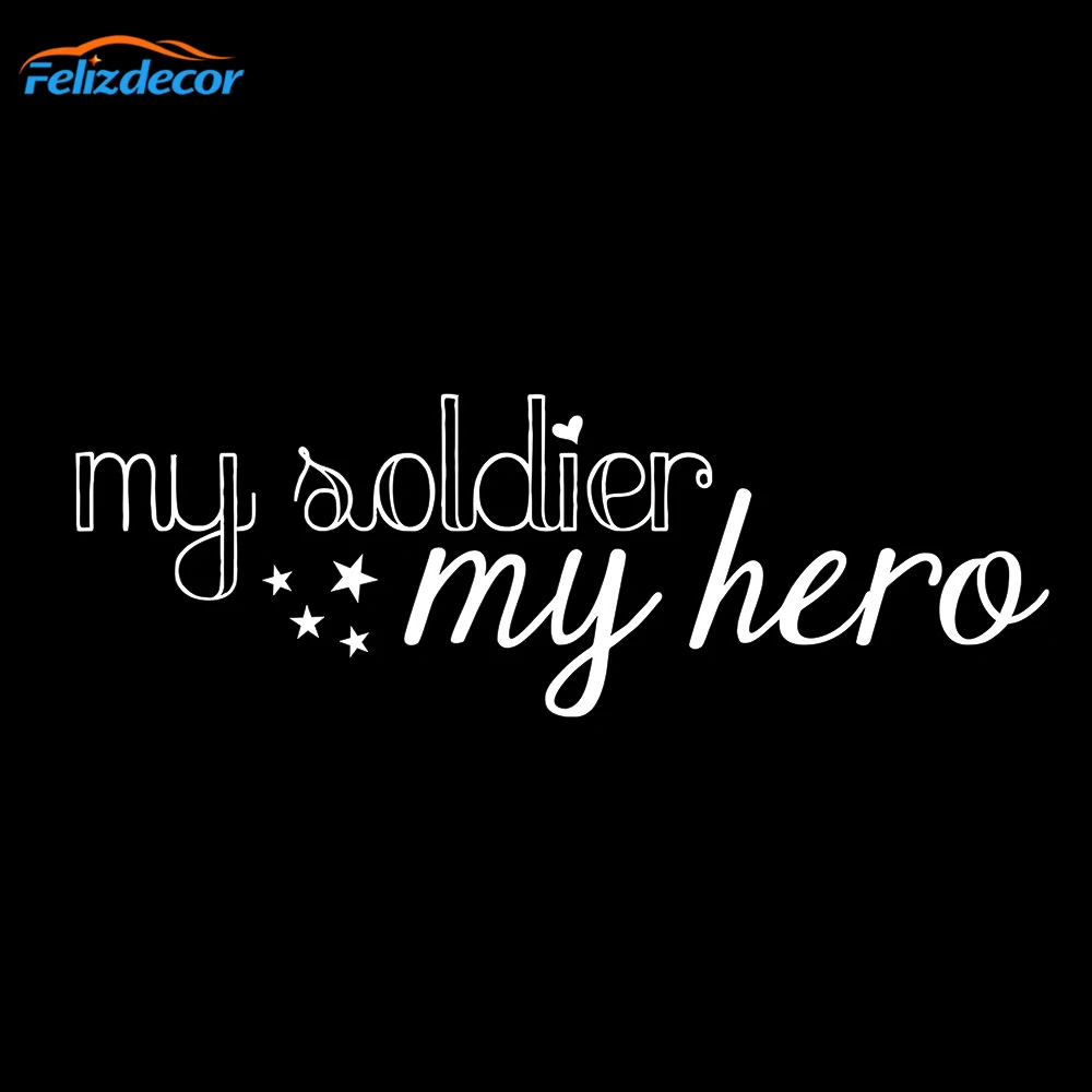 My Soldier Hero армейская наклейка с цитатами креативный виниловый шрифт наклейки на