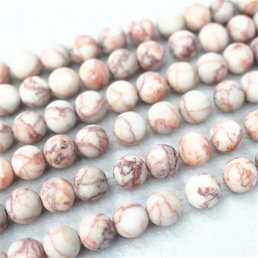 Оптовая продажа бусины из натурального красного Пикассо Jaspers 4 мм 6 8 10 12