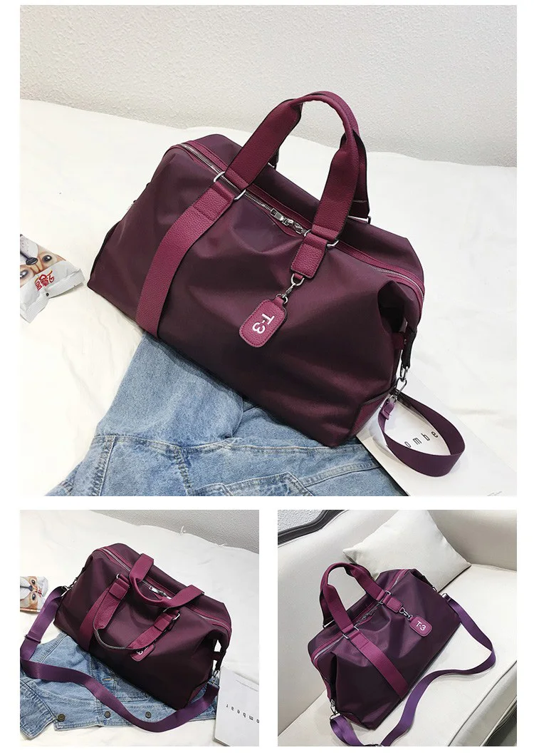 Wobag, нейлоновая сумка для фитнеса, дорожная сумка для мужчин и женщин, повседневная сумка для движения, новая Большая вместительная уличная спортивная сумка