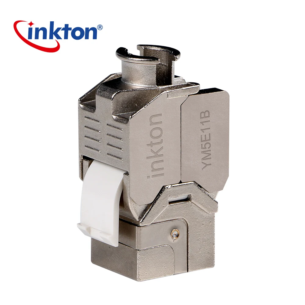 Inkton Cat5e Ethernet разъем FTP Keystone Jack RJ45 модульный кабель с головкой Щит сетевой для