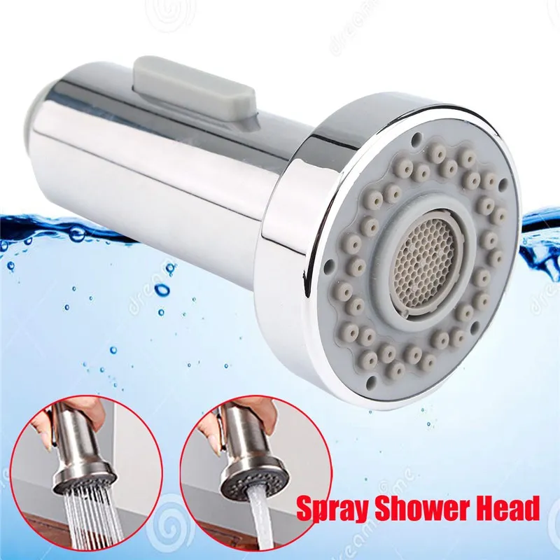 

Xueqin Finish Dual-model Replacement Kitchen Faucet Spray Head Silver 97mm*51mm Resist Scratches Hot Sale