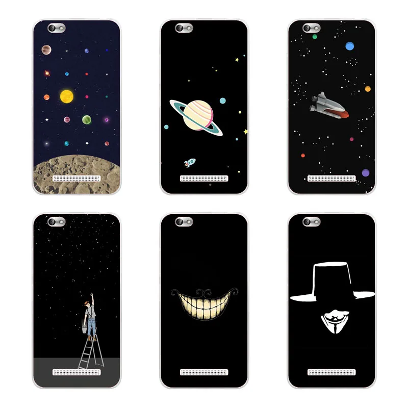 lenovo vibe c a2020 Case Silicon Black graffiti Painting Soft TPU Back Cover for Protect Phone cases shell |