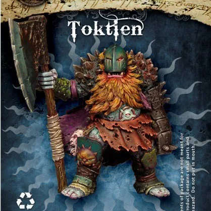 Набор моделей из полимерной смолы Toktien spiny chaotic dwarf|resin model kits|model kitenigma miniatures |
