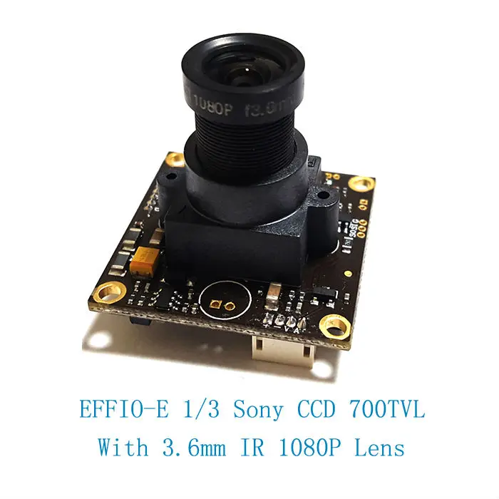 Низкое освещение 1/3 Sony CCD 700TVL с HD объективом 3 6 мм и функцией аудио OSD|sony ccd 700tvl|low