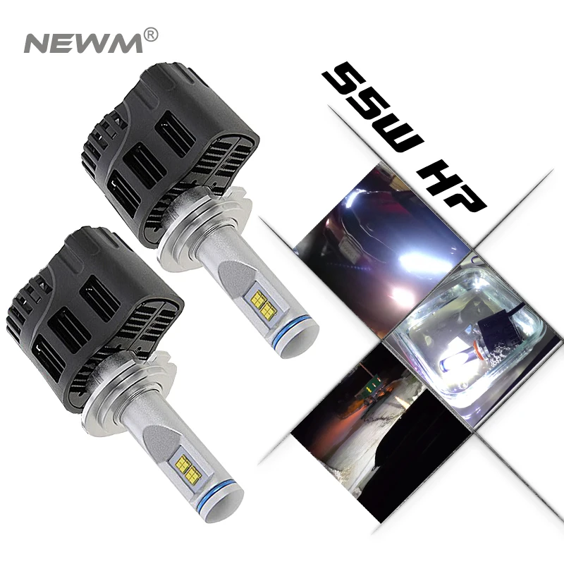 P6 110W 10400LM светодиодный фар Conversion Kit лампочки Canbus H4 H7 H11 9005 9006 H13 D2 D1 HB3 9004 9007