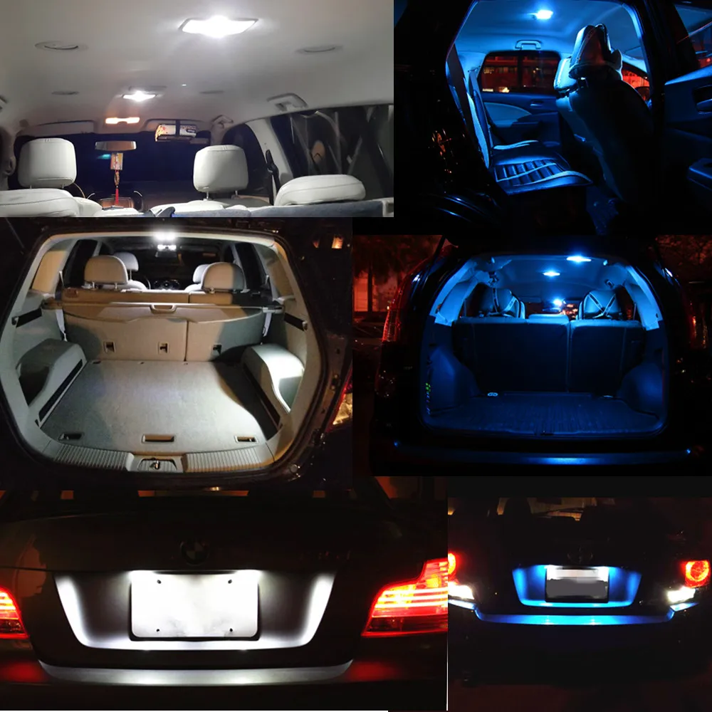 WLJH 10x31 мм C5W Light 3175 3022 Авто Подсветка салона Купол светодиодные лампы лампа для