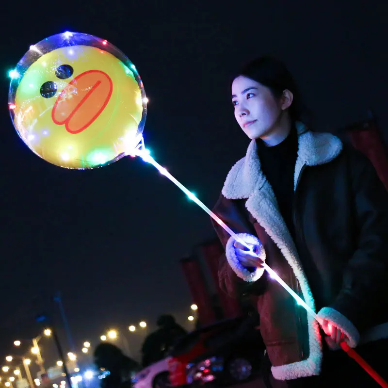 5 шт. Романтический Батарея питание бобо мяч огни 18 дюймов Bubble шар светодиодный